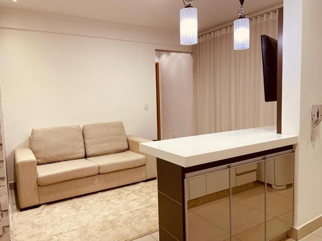Apartamento 2 Qts.| 4 Hosp. | Ao Lado Do Goiania Shopping Exterior foto