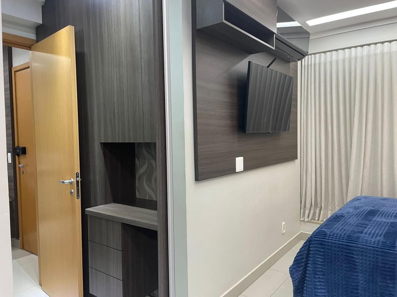 Apartamento 2 Qts.| 4 Hosp. | Ao Lado Do Goiania Shopping Exterior foto